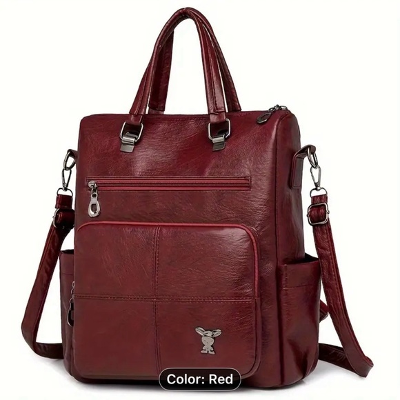 Women vintage Brown Leather Bag - Picture 9 of 11